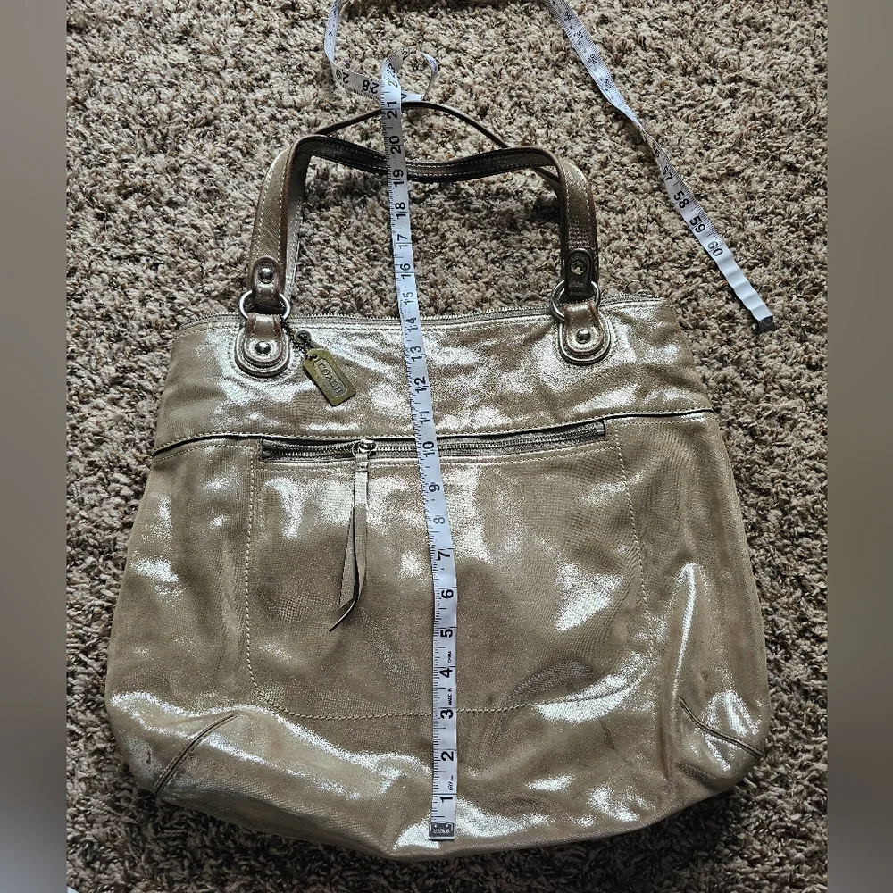 Coach little metallic